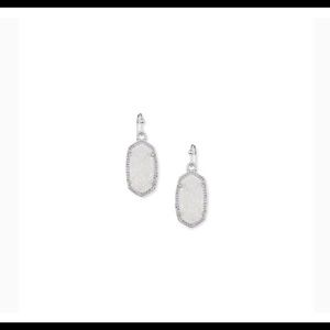 Kendra Scott Lee Silver Earrings in Drusy